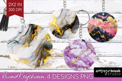 Marble Texture Keychain PNG - Stone Texture Keychain Product Image 1