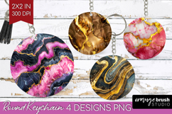 Marble Texture Keychain PNG - Stone Texture Keychain Product Image 1