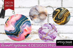 Marble Texture Keychain PNG - Stone Texture Keychain Product Image 1