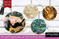 Marble Texture Keychain PNG - Stone Texture Keychain Product Image 1