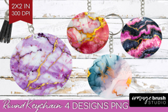 Marble Texture Keychain PNG - Stone Texture Keychain Product Image 1