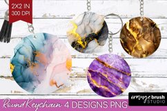 Marble Texture Keychain PNG - Stone Texture Keychain Product Image 1