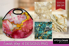 Marble Texture Lunch Bag - Stone Texture Lunch Bug PNG Product Image 1