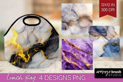 Marble Texture Lunch Bag - Stone Texture Lunch Bug PNG Product Image 1
