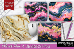 Marble Texture Mouse Pad Sublimation - Stone Texture PNG Product Image 1