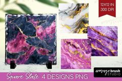 Marble Texture Slate PNG - Stone Texture Square Slate Product Image 1