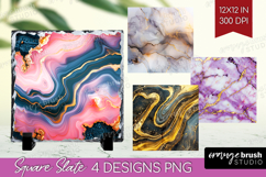 Marble Texture Slate PNG - Stone Texture Square Slate Product Image 1