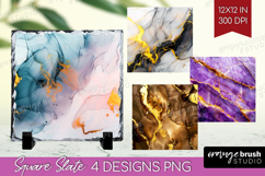 Marble Texture Slate PNG - Stone Texture Square Slate Product Image 1