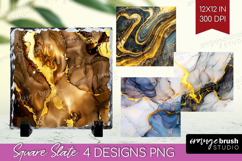 Marble Texture Slate PNG - Stone Texture Square Slate Product Image 1