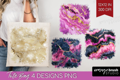 Marble Texture Tote Bag - Stone Texture Tote Bag PNG Product Image 1