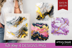 Marble Texture Tote Bag - Stone Texture Tote Bag PNG Product Image 1