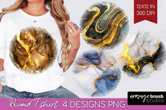 Marble Texture Round Tshirt Background - Stone Texture PNG Product Image 1