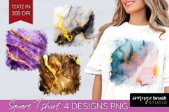 Marble Texture Square Tshirt Background - Stone Texture PNG Product Image 1
