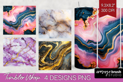 Marble Texture Tumbler Wrap - Stone Texture Tumbler PNG Product Image 1