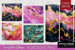 Marble Texture Tumbler Wrap - Stone Texture Tumbler PNG Product Image 1