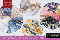 Marble Texture Wind Spinner Sublimation PNG - Stone Texture Product Image 1