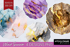 Marble Texture Wind Spinner Sublimation PNG - Stone Texture Product Image 1