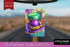 Mardi Gras Air Freshener PNG - Carnival PNG Sublimation Product Image 1