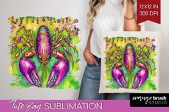 Mardi Gras Tote Bag - Carnival Tote Bag PNG Sublimation Product Image 1