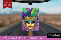 Mardi Gras Air Freshener PNG - Carnival PNG Sublimation Product Image 1