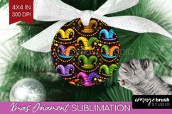 Mardi Gras Ornament PNG - Carnival PNG Sublimation Product Image 1