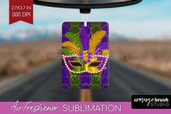 Mardi Gras Air Freshener PNG - Carnival PNG Sublimation Product Image 1