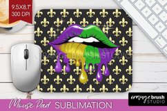 Mardi Gras Mouse Pad Sublimation - Carnival Mousepad PNG Product Image 1