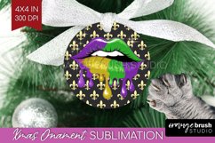 Mardi Gras Ornament PNG - Carnival PNG Sublimation Product Image 1