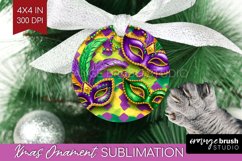 Mardi Gras Ornament PNG - Carnival PNG Sublimation Product Image 1