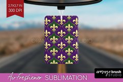 Mardi Gras Air Freshener PNG - Carnival PNG Sublimation Product Image 1
