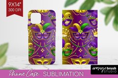 Mardi Gras Phone Case PNG - Carnival Case PNG Product Image 1