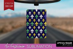 Mardi Gras Air Freshener PNG - Carnival PNG Sublimation Product Image 1