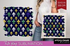 Mardi Gras Tote Bag - Carnival Tote Bag PNG Sublimation Product Image 1