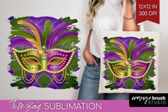 Mardi Gras Tote Bag - Carnival Tote Bag PNG Sublimation Product Image 1