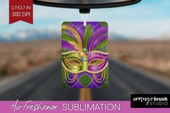 Mardi Gras Air Freshener PNG - Carnival PNG Sublimation Product Image 1
