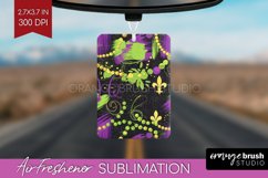 Mardi Gras Air Freshener PNG - Carnival PNG Sublimation Product Image 1