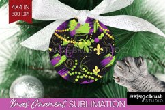 Mardi Gras Ornament PNG - Carnival PNG Sublimation Product Image 1
