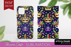 Mardi Gras Phone Case PNG - Carnival Case PNG Product Image 1