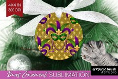 Mardi Gras Ornament PNG - Carnival PNG Sublimation Product Image 1