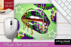 Mardi Gras Mouse Pad Sublimation - Carnival Mousepad PNG Product Image 1