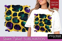 Mardi Gras Square Tshirt Background - Carnival PNG Product Image 1