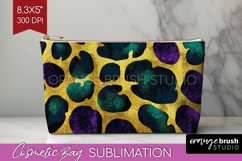 Mardi Gras Cosmetic Bag - Carnival Makeup Bag PNG Product Image 1