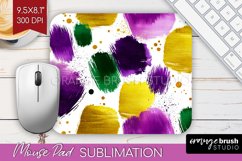 Mardi Gras Mouse Pad Sublimation - Carnival Mousepad PNG Product Image 1