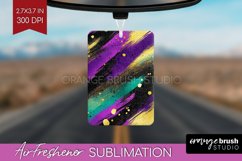 Mardi Gras Air Freshener PNG - Carnival PNG Sublimation Product Image 1