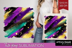 Mardi Gras Tote Bag - Carnival Tote Bag PNG Sublimation Product Image 1