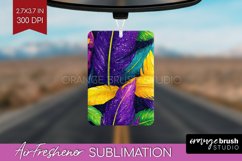 Mardi Gras Air Freshener PNG - Carnival PNG Sublimation Product Image 1