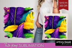 Mardi Gras Tote Bag - Carnival Tote Bag PNG Sublimation Product Image 1