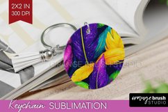 Mardi Gras Keychain PNG - Carnival Keychain Sublimation Product Image 1