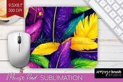 Mardi Gras Mouse Pad Sublimation - Carnival Mousepad PNG Product Image 1