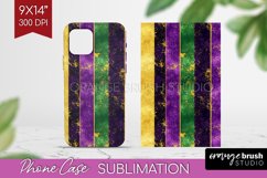 Mardi Gras Phone Case PNG - Carnival Case PNG Sublimation Product Image 1